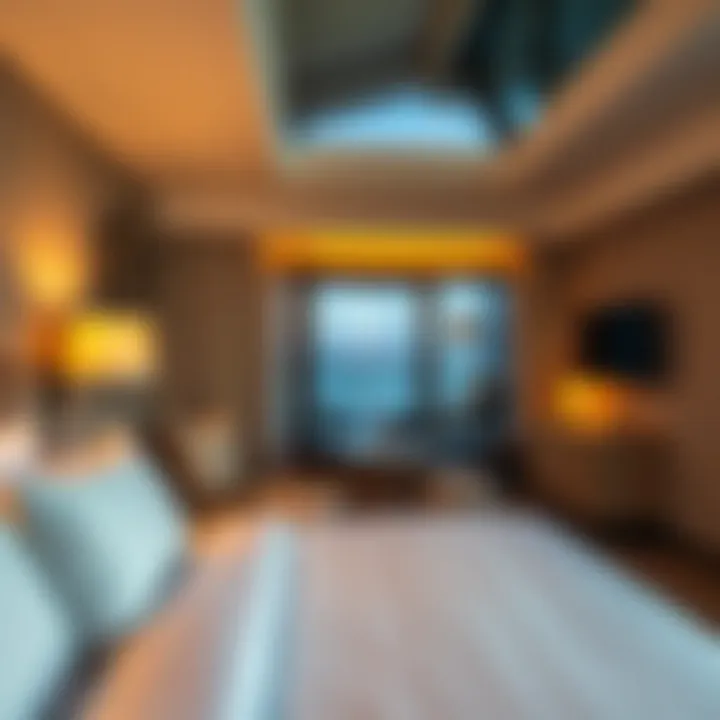 Oceanfront Luxury Accommodation Luxurious hotel room with ocean view