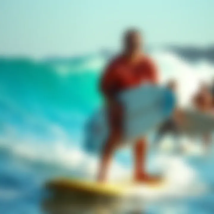 Thrilling Surfing Experience at Windansea Surfing enthusiasts enjoying the waves