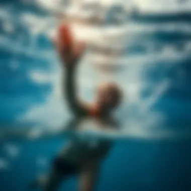 Liberation from Aquatic Fears Imagery representing the liberation from water fears