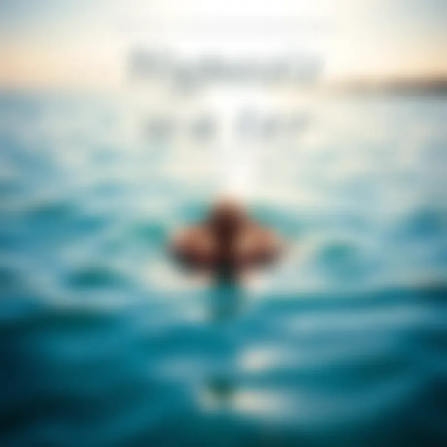 Visualization of a serene water scene during hypnosis