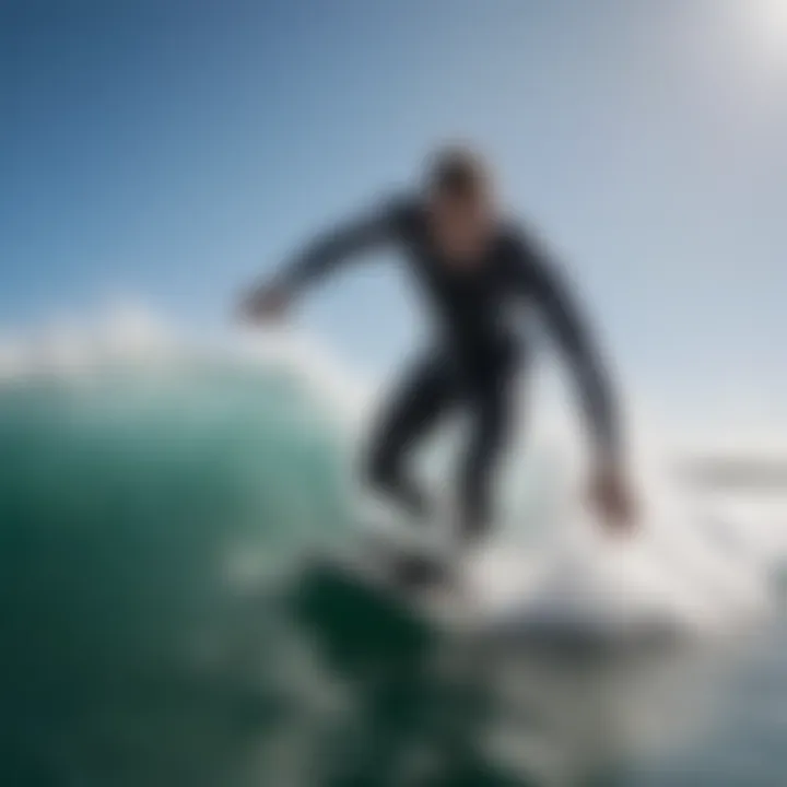 An expert bodyboarder demonstrating fin usage in dynamic ocean waves