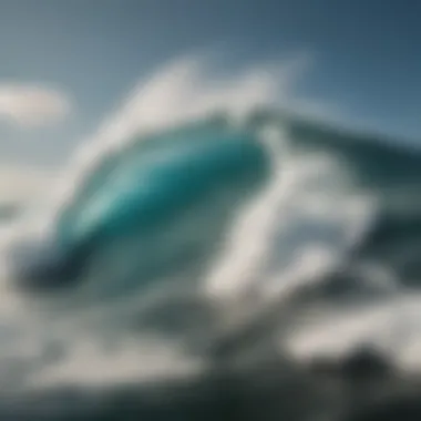 A dynamic ocean wave showcasing surf potential