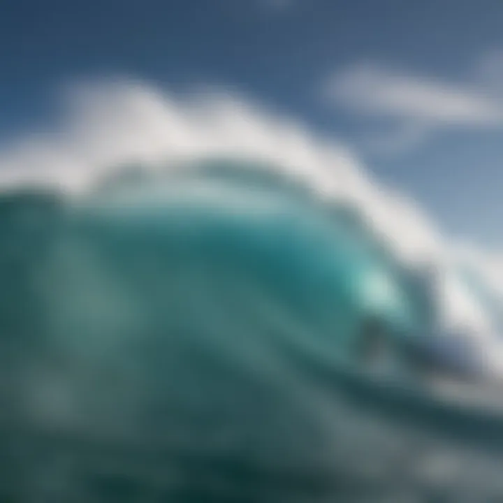 Visualization of swell direction and its impact on surfing