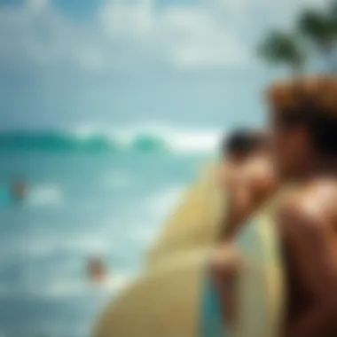 Local Surf Culture and Competitions Exciting surf culture captured during a local competition