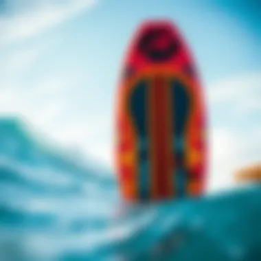 Body Glove bodyboard showcasing its vibrant design