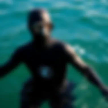 Understanding the Importance of Wetsuit Fit Illustration of proper wetsuit fit on a diver in the water