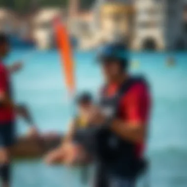 Educational Workshop for Watersports Enthusiasts Cabrinha Special Agent conducting an educational workshop