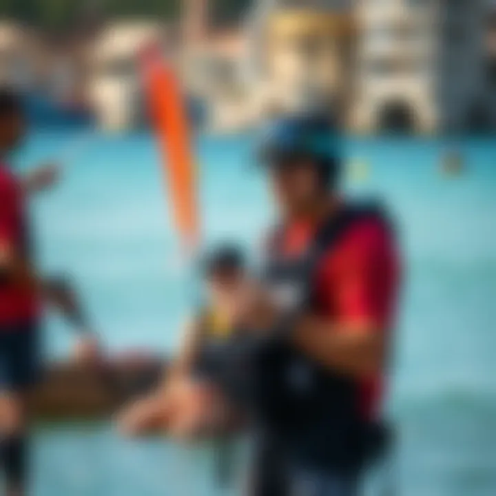 Educational Workshop for Watersports Enthusiasts Cabrinha Special Agent conducting an educational workshop