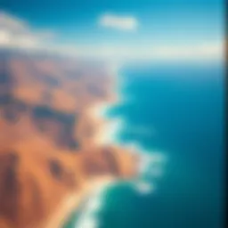 Aerial view of Cape Verde's stunning coastline