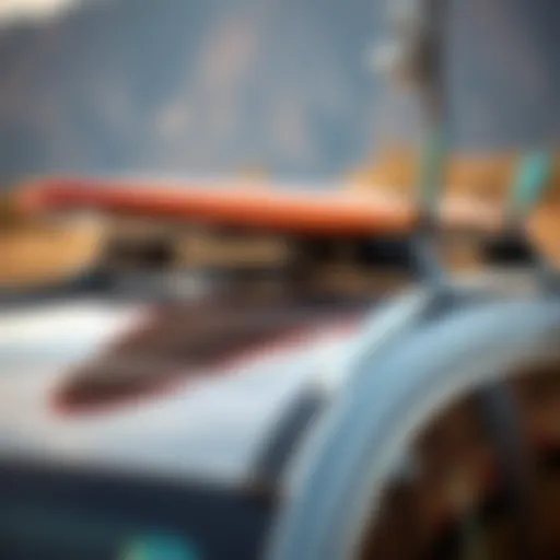 Diverse Car Roof Rack Options for Surfboards Different types of car roof racks designed for surfboards