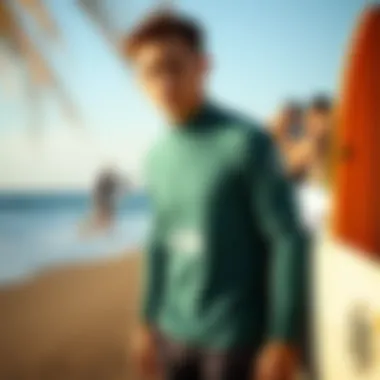 Stylish surf apparel