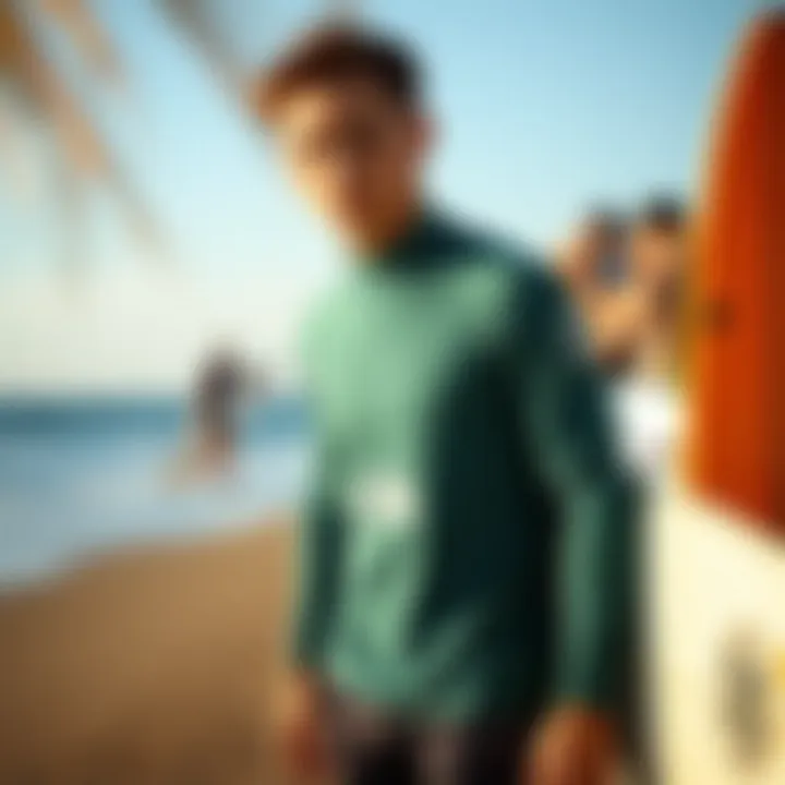 Stylish surf apparel