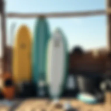 Surfboard and accessories collection