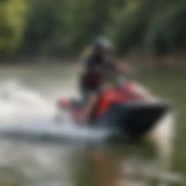 Action shot of watersport activity captured by GoPro