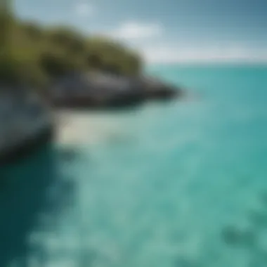 Turquoise Waters of Costa Cat Cay Serene view of Costa Cat Cay showcasing turquoise waters