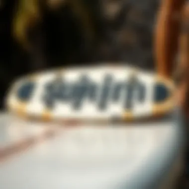 A well-maintained surf stomp pad with customization options