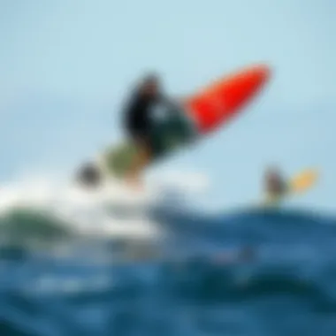 The Thrill of Innovation in Watersports Dynamic performance of flying surfboards in action
