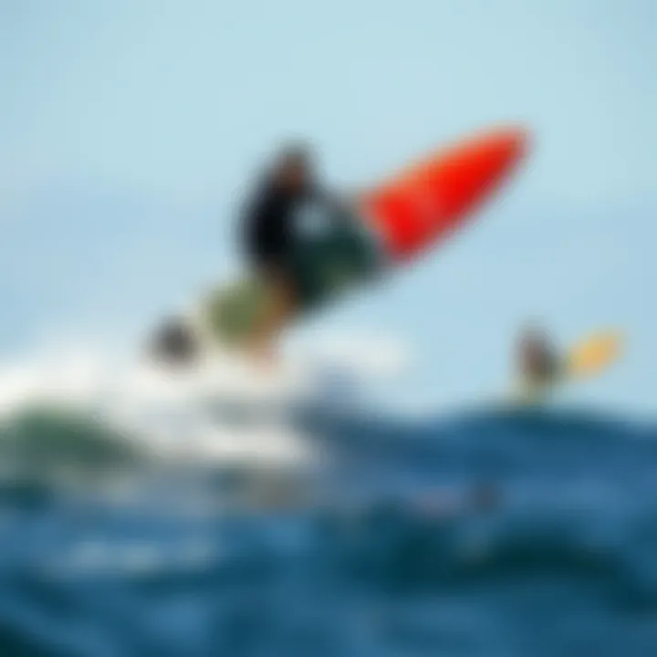 The Thrill of Innovation in Watersports Dynamic performance of flying surfboards in action