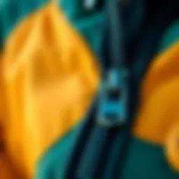 A close-up view of a zip stuck on fabric with a clear indication of friction.