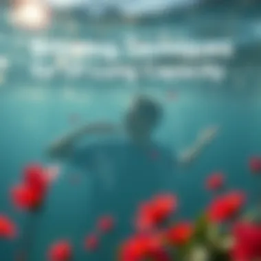 Illustration of various breathing techniques for runners