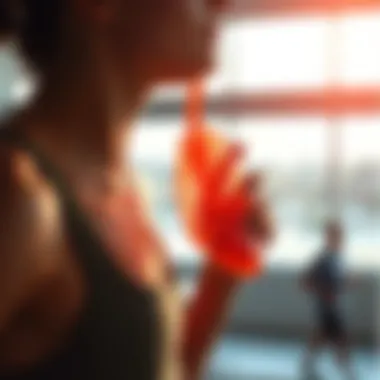 Visualization of interval training and its impact on lung capacity