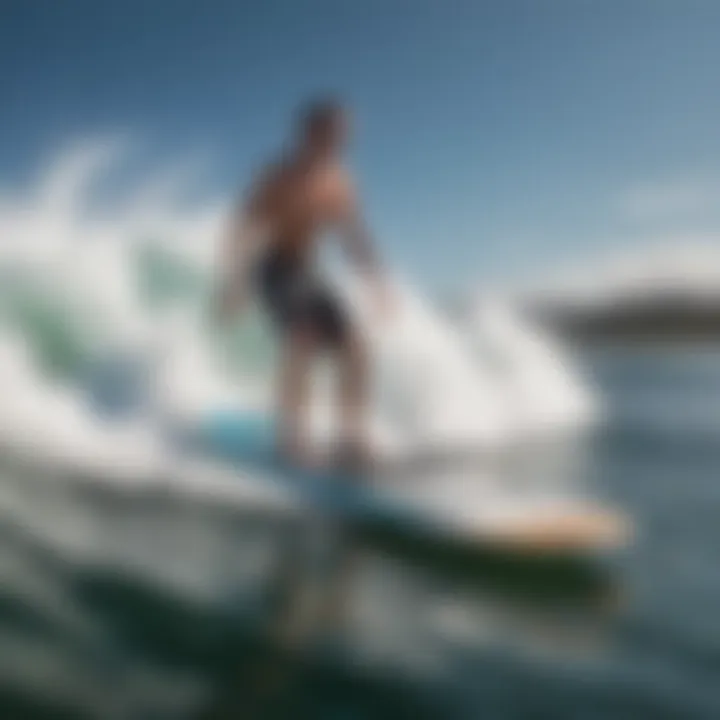 Innovative technology features of an electric surfboard