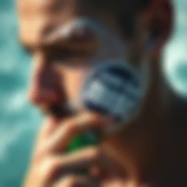 Effective Application of Sun Bum Mist for Maximum Protection Close-up of Sun Bum Mist application on skin