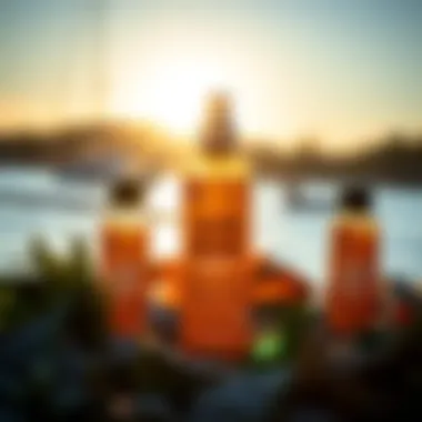 Analyzing the Beneficial Ingredients of Sun Bum Mist Ingredients of Sun Bum Mist displayed artistically