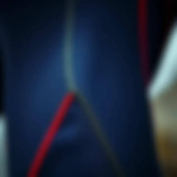 Material Flexibility of the Salty Dayz Wetsuit Close-up of the wetsuit's material showcasing its flexibility and texture