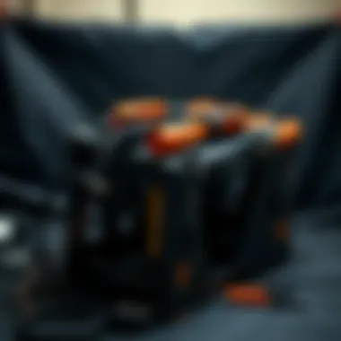 Hydrofoil setup showcasing materials and build quality