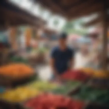 Exploring the Local Market in Cabarete Vibrant local market scene in Cabarete