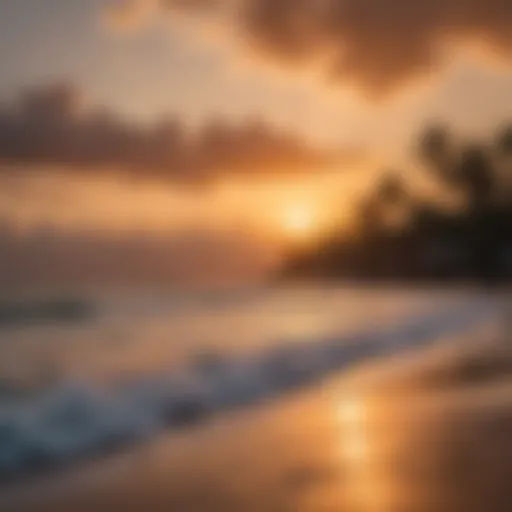 A Breathtaking Sunset Over Cabarete Spectacular sunset over Cabarete beach