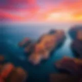 Aerial view of Carve Stinson Bottom showcasing its unique topography.