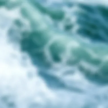 Dynamic Water Currents at Carve Stinson Bottom Close-up of water currents at Carve Stinson Bottom highlighting paddling dynamics.