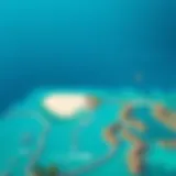 Aerial View of El Gouna, Egypt A stunning aerial view of El Gouna showcasing its turquoise waters and vibrant resorts