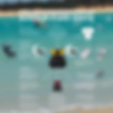 Design Considerations for Kite Surfing Life Vests An infographic illustrating the key design considerations for selecting a kite surfing life vest, with emphasis on comfort and usability.