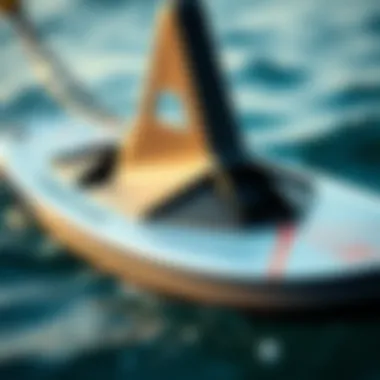 Hydrofoil Technology Details Close-up of hydrofoil technology showcasing its design