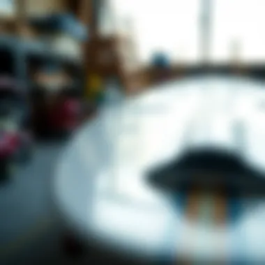 Materials Behind JS Surf Board Construction A detailed view of the materials used in the construction of JS surf boards