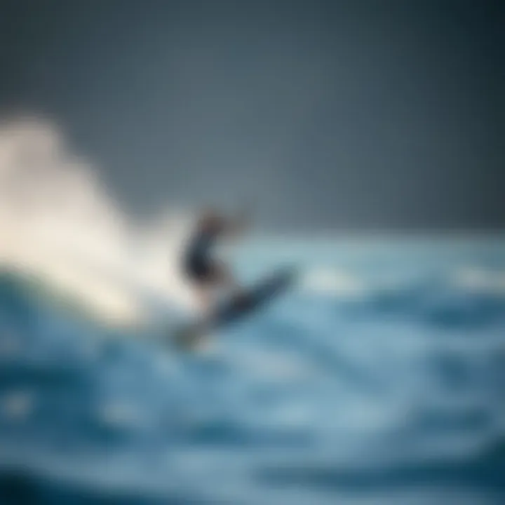 Mastering the Waves: Advanced Mackite Foil Maneuvers A rider performing an advanced maneuver on a Mackite foil board