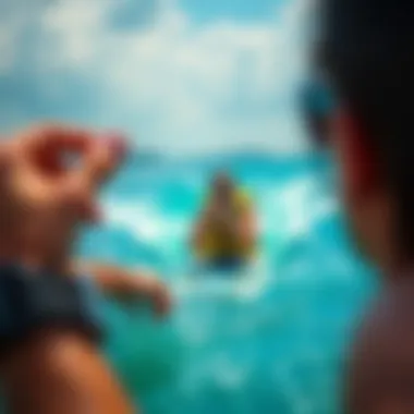 In Use During Water Sports Oakley Holbrook Hybrid in use during water sports