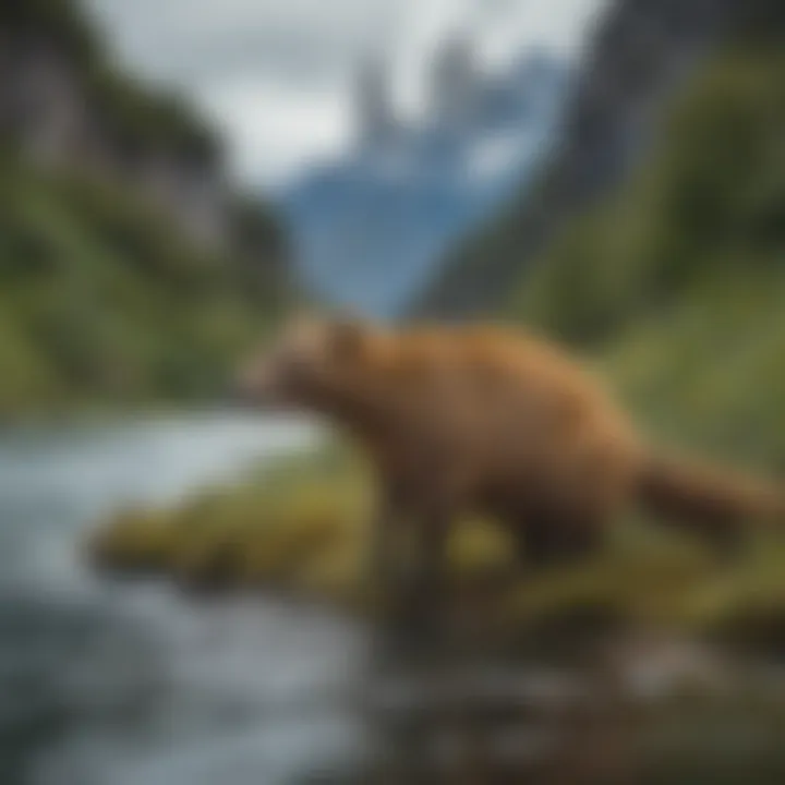 Vibrant wildlife amidst the lush greenery of Patagonia's diverse ecosystems