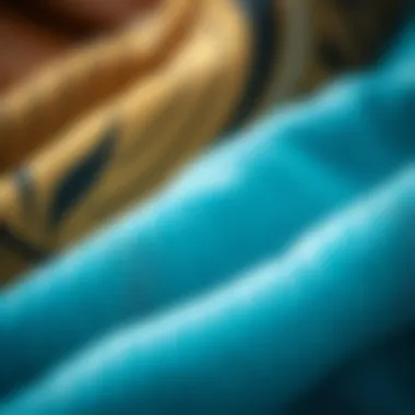 Close-up of sustainable materials used in Rip Curl products