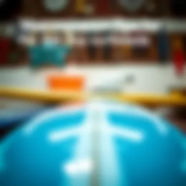 Maintenance tips for soft top long surfboards displayed visually