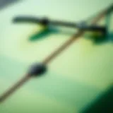 Close-up of soft-top surfboard texture showcasing material quality