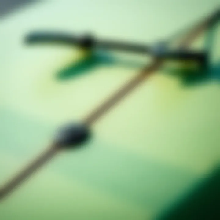 Material Quality of Soft-Top Surfboards Close-up of soft-top surfboard texture showcasing material quality