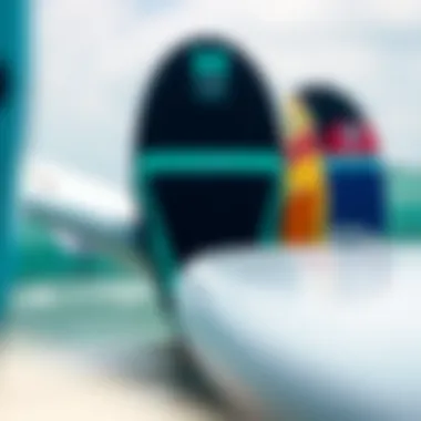 Diverse Designs of Surf Rack Pads Surf rack pads showcasing diverse designs and colors