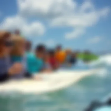 A community surf event bringing together local surfers and enthusiasts