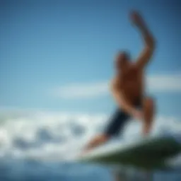 Dynamic stretch routine for surfers