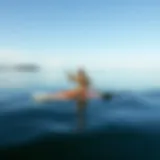 A wide paddleboard gliding smoothly across calm waters