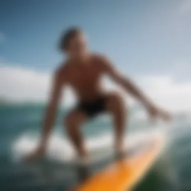 Techniques for safe surf board workouts